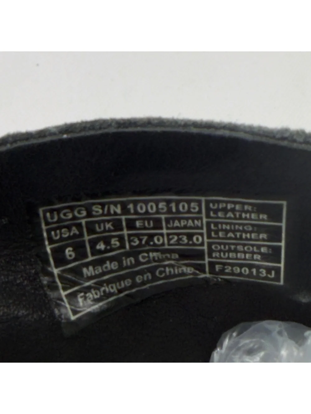 UGG Dominique Leather Slides Sandals 6 Wedge Suede Cork Peep-Toe Platform Black